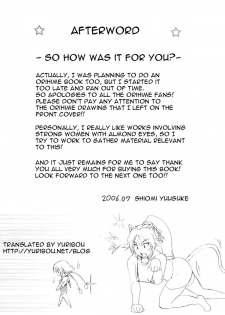 (C70) [Tsurikichi Doumei (Shiomi Yuusuke)] Cat-like Person, Bee-like Person (BLEACH) [English] - page 27