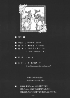 (C78) [Yume no Kyoukai] Kougetsu Shimai Ni no Tsuki (Touhou Project) - page 14