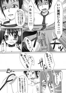 (ComiComi12) [Pure Cruel (Komaki Ren)] Harenochi! (The Melancholy of Haruhi Suzumiya) - page 13