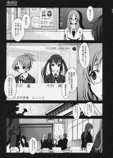 [Mokusei Zaijuu] Kankin!! Azusa to Ui no Ryoujoku Kankin Nikki (K-ON!) - page 2