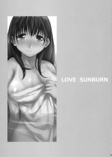 (C78) [Kusari Caterpillar (Yoshiron)] LOVE SUNBURN (Love Plus) - page 2