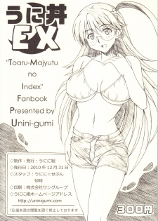 (C79) [Uninigumi (Unini Seven, Saji)] Unidon EX (Toaru Majutsu no Index) - page 2