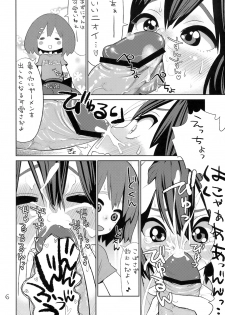 (C79) [Jishaku no Sunaba (Porosuke)] Houkago Tinpo Time! (K-ON!) - page 7