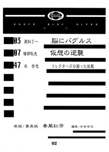 (CR33) [AXZ (Various)] UNDER BLUE ALPHA (Corrector Yui) - page 3