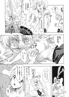 (C78) [KURIONE-SHA (YU-RI)] Ranshin Pirates ~Soushuuhen~ (One Piece) - page 36