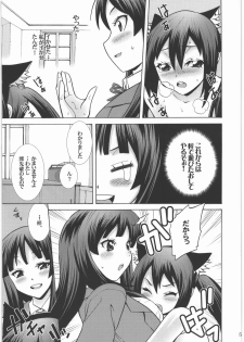 [Dubble Edge] Kimi no Shiranai Keion-bu Azusa Cat (K-ON!) - page 6