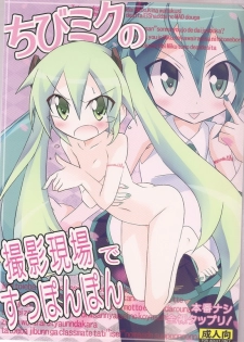 (COMIC1☆5) [Nihon Dandy (Matsuno Susumu)] Chibi-miku no Satsuei Genba de Supponpon (Vocaloid) - page 1