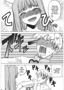 (C76) [Kacchuu Musume (Hisahiko, Shimamoto Harumi)] Smalt Leather (Spice and Wolf) [English] [desudesu] - page 21