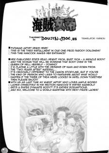 (C79) [Arsenothelus (Rebis, Chinbotsu)] Midarezaki Kaizoku Jotei | Bloom Pirate Hooker Queen (One Piece) [English] {doujin-moe.us} - page 2