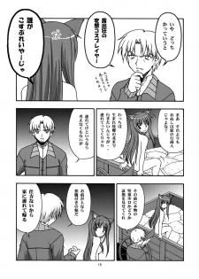 [Circle Credit (Benjamin, Akikan, Muichimon, NAL)] Ookami to Mimi to Shippo (Spice and Wolf) - page 14