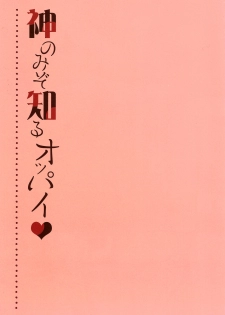 (C79) [Shigunyan (Shigunyan)] Kami Nomi zo Shiru Oppai | The Breasts God Only Knows (The World God Only Knows) [ENG] [Yoroshii] - page 2