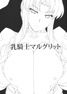 (C80) [NF121 (Midori Aoi)] Chichi Kishi Marguerite (Super Robot Wars Z 2nd) - page 2