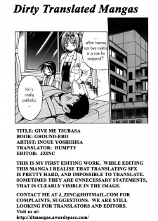 Inoue Yoshihisa - Give me Tsubasa [ENG] - page 2