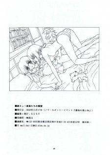 (Futaket) [GUST (Harukaze Soyogu)] Zokuzoku! Kuronekotachi no Kyouen (Noir) - page 29