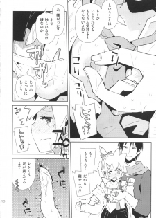 (C80) [Kabuttari Kaburanakattari (Seihoukei)] Len-kun tte Joshi Chuugakusei Nanjane!? (VOCALOID) - page 9