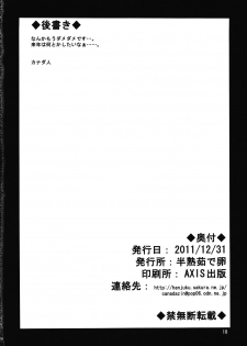 (C81) [Hanjuku Yude Tamago (Canadazin)] Sonico-san ga Botebara ni Sarete H na Koto wo Sarechau Hon (Super Sonico) - page 17