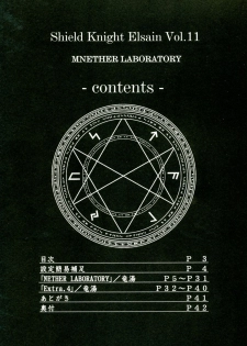 (C81) [FONETRASON (Ryutou)] Shield Knight Elsain Vol.11 NETHER LABORATORY - page 2