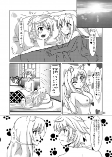 (C81) [Small Step (Kadocchi)] Onmitsu Hittou to Icha Love shitai (DOG DAYS) [Digital] - page 25