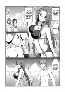 (C81) [S.S.L (Yanagi)] Rider-san to Kaisuiyoku. | Rider-san and the Beach (Fate/stay night) [English] [doujin-moe.us} - page 6