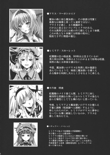 (C81) [YURIRU-RARIKA (Kojima Saya, Lazu)] R Shoku 2A -Toraware Alice- (Touhou Project) - page 4