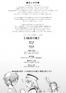 (C81) [Urakaryu (Ibukichi)] A Kyuu Uketsukejou (Monster Hunter) - page 22