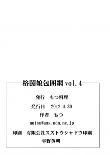 [Motsu Ryouri (Motsu)] Kakutou Musume Houimou vol. 4 (Street Fighter) [Digital] - page 25