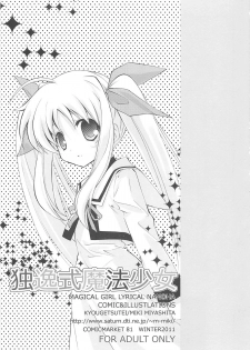 (C81) [Kyougetsutei (Miyashita Miki)] Deutsch-shiki Mahou Shoujo (Mahou Shoujo Lyrical Nanoha) - page 2