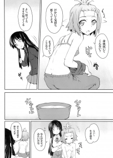 (C76) [Zi (Mutsuki Ginji)] Onnanoko Doushi toka Suki dakara! 1 (K-ON!) - page 6