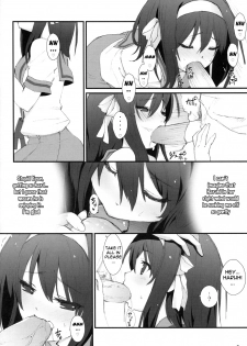 [Toward the Sky (Yuuka)] Honto wa Okotteru no yo! Baka... | I Really Am Angry! Idiot... (Suzumiya Haruhi no Yuuutsu) [English] [life4Kaoru] [Decensored] - page 7