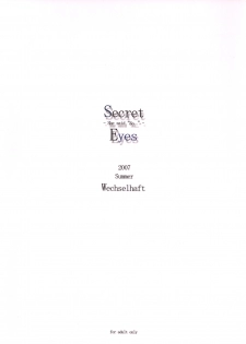 (C72) [Wechselhaft (Kima-gray)] Secret Eyes - She said ''So...'' (The Melancholy of Haruhi Suzumiya) [English] [redCoMet] [Decensored] - page 23