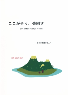 (C78) [BlueMage (Aoi Manabu)] Koko ga Sou, Rakuen sa (Touhou Project) [English] [zkjulian] - page 2