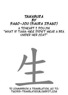 (C81) [Sago-Jou (Saura Isago)] Tamabura (ToHeart2) [English] =Tigoris Translates= - page 2
