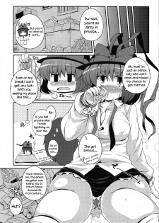 (C82) [Watosato (Sugiura Sen)] Shi Tatami Han Iku Shiri | Iku's Four-and-a-Half Tatami Ass (Touhou Project) [English] [Sharpie] - page 4