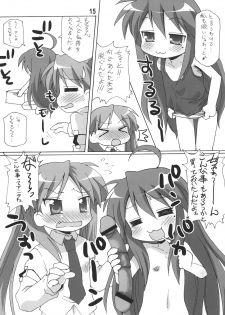 [Goberazzo (Mukaibi Aoi)] Yachatta ZE (Lucky Star) - page 14