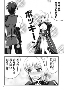 (C82) [SKUG (BUSHI)] Saber ni Chinko ga Haeru Hon (Fate/zero) - page 4