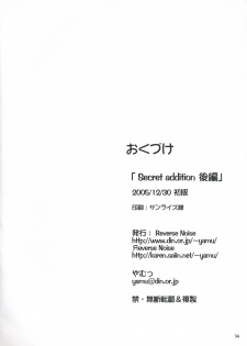 (C69) [Reverse Noise (Yamu)] Secret addition Kouhen (Touhou Project) - page 33
