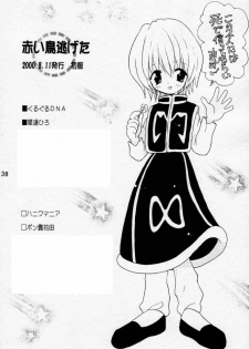 (C58) [KuruGuru DNA, Haniwa Mania (Hoshiai Hilo, Pon Takahanada)] Akai Tori Nigeta (Hunter x Hunter, Neon Genesis Evangelion) - page 37