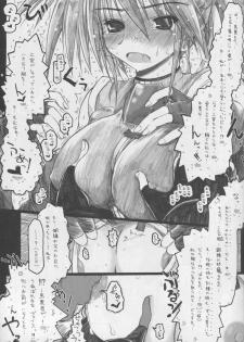 (Lyrical Magical 6) [Ankoku-Bousougumi (Ainu Mania)] Pink-i Kami ni Goisu na Body. BUT Kanojo wa Tada no Wakiyaku. (Mahou Shoujo Lyrical Nanoha) - page 17