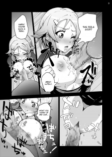 [Studio Nunchaku (Ahiru)] Lisbeth... Kirito ni wa Suterare, Kyaku ni wa Okasare Nakadashi Ninshin... Asuna to no Kakusa ga Hirogaru Online (Sword Art Online) [English] {CGrascal} - page 8