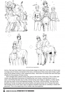 (C83) [Hyakki Yakou (Z-ton)] Centaur Musume de Manabu Hajimete no Thoroughbred | Learning With Centaur Girls: Introduction To The Thoroughbred [English] [4dawgz + Thetsuuyaku] - page 4