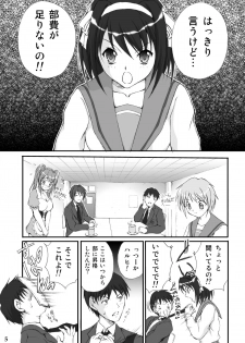 (C70) [Master Mind (Sakaki Naomoto)] Choudanyuu (The Melancholy of Haruhi Suzumiya) - page 4