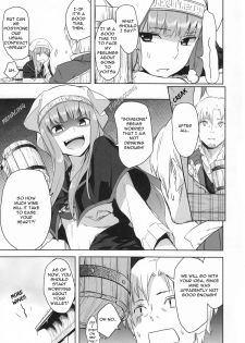 (C83) [Ajisaidenden (Kawakami Rokkaku, Takanashi Rei)] Harvest II (Spice and Wolf) [English] {Drunken Wolf} - page 9