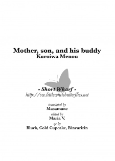 [Kuroiwa Menou] Haha to Musuko to Sono Yuujin to | Mother, son, and his Buddy (Milk Crown) [English] =Short Wharf= - page 21