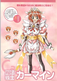 [Yokota Mamoru, Dodai Shouji] Septem Charm Magical Canan Visual Guide - Compass Official Artbook - page 9
