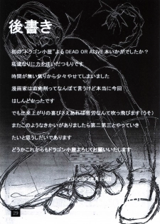 (C59) [Dragon Goya (Nagase Rurio, OKAWARI)] D.O.A KASUMI (Dead or Alive) - page 29