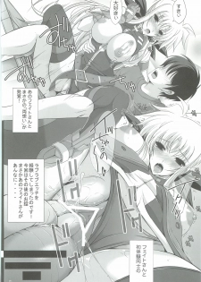 (C83) [Rivajima (Yajima Index)] Bokura wa Fate-san ga Chi*po wo Hanashitekurenai no ni Odoroita! (Mahou Shoujo Lyrical Nanoha) - page 3