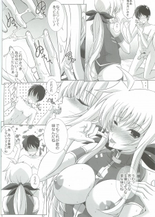 (C83) [Rivajima (Yajima Index)] Bokura wa Fate-san ga Chi*po wo Hanashitekurenai no ni Odoroita! (Mahou Shoujo Lyrical Nanoha) - page 9