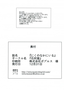 (C83) [Ishimura-ya (Ishimura)] Niku no Naka ni iru (Touhou Project) - page 30