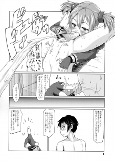 (C83) [Shichimen Soka (Sexyturkey)] Silica-chan ni Oshiri Ijirareru Hon (Sword Art Online) - page 7