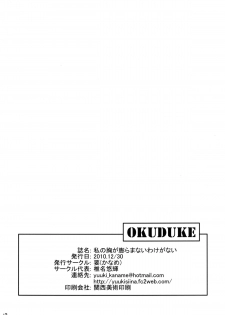 [Kaname (Siina Yuuki)] Watashi no Mune ga Konna ni Fukuramanai Wake ga Nai (Touhou Project) [Digital] - page 22